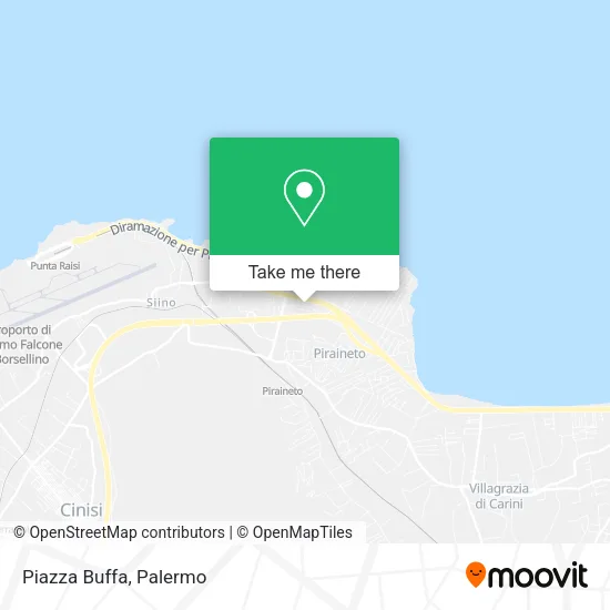 Piazza Buffa map