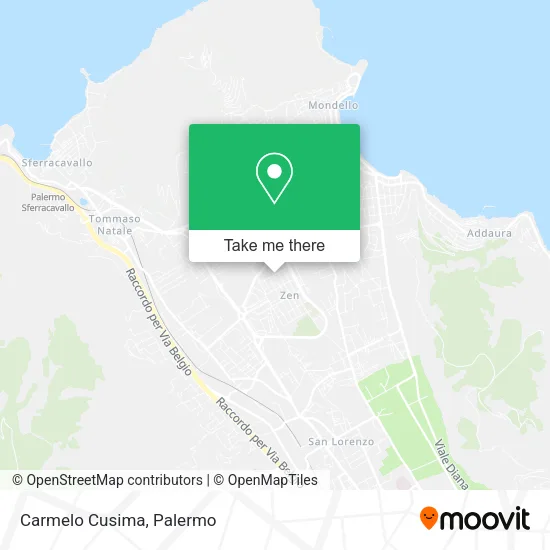 Carmelo Cusima map