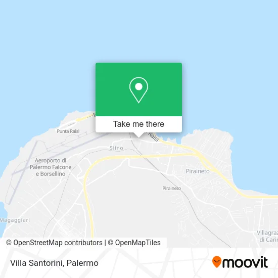Villa Santorini map