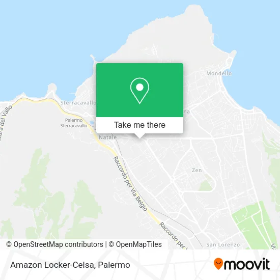 Amazon Locker-Celsa map