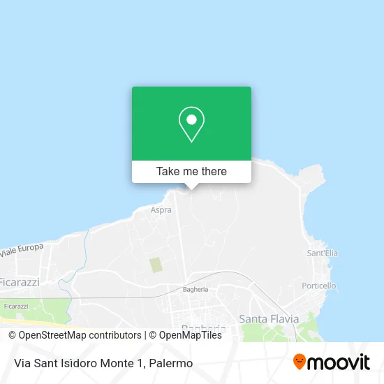 Via Sant Isìdoro Monte  1 map