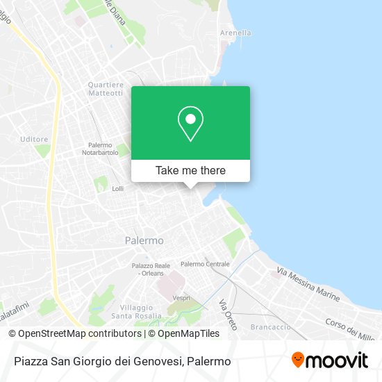 Piazza San Giorgio dei Genovesi map