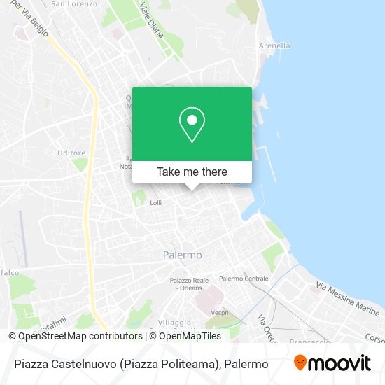 Piazza Castelnuovo (Piazza Politeama) map