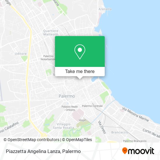 Piazzetta Angelina Lanza map