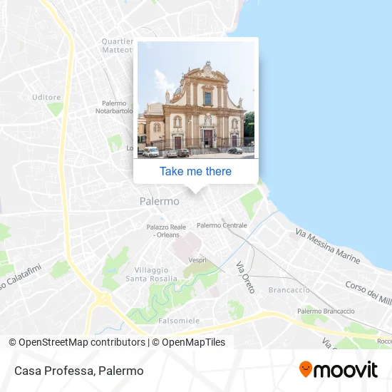 Casa Professa map
