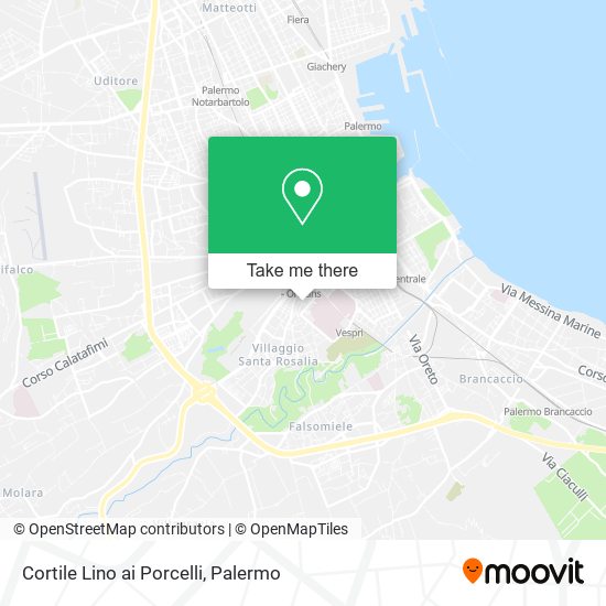 Cortile Lino ai Porcelli map