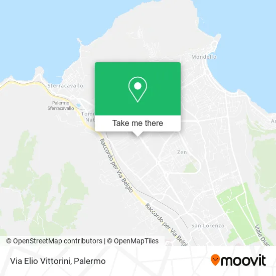 Elio Vittorini Street map