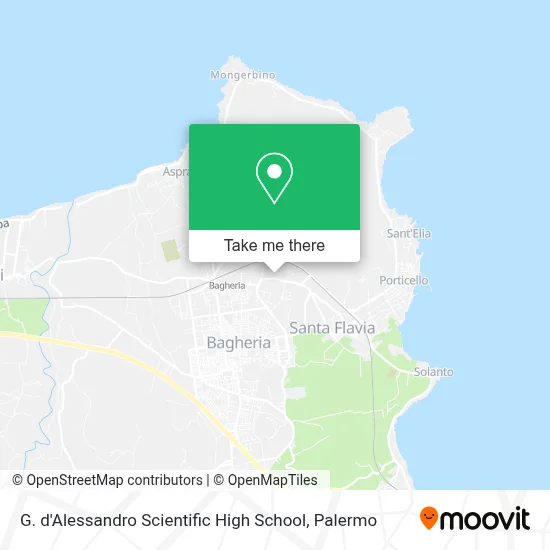 G. d'Alessandro Scientific High School map