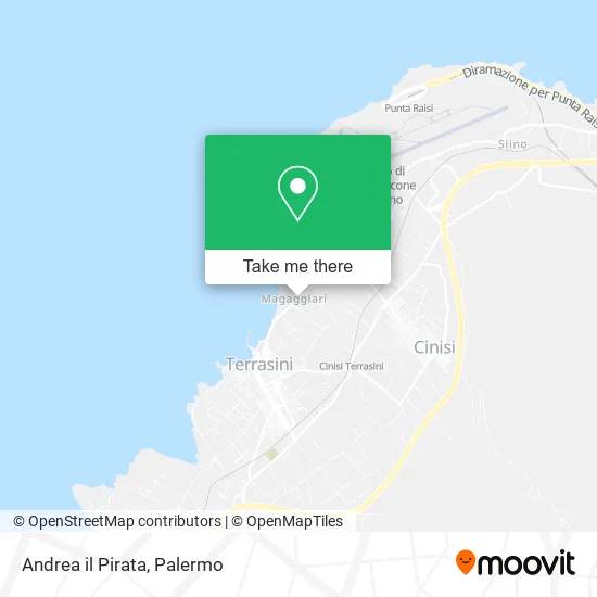 Andrea il Pirata map
