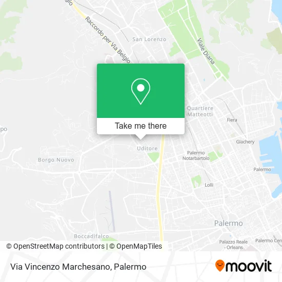 Via Vincenzo Marchesano map