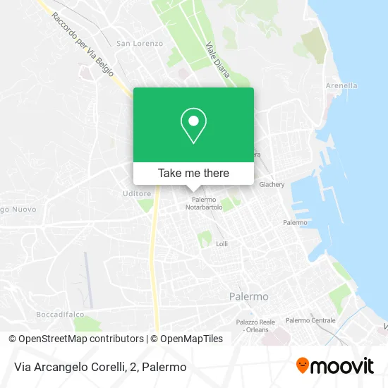 Via Arcangelo Corelli, 2 map