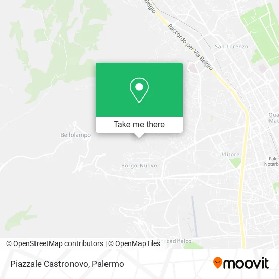 Piazzale Castronovo map