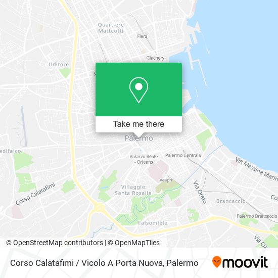 Corso Calatafimi / Vicolo A Porta Nuova map
