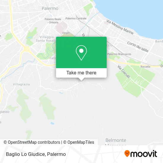 Baglio Lo Giudice map