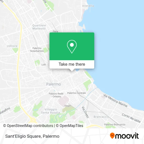 Sant'Eligio Square map