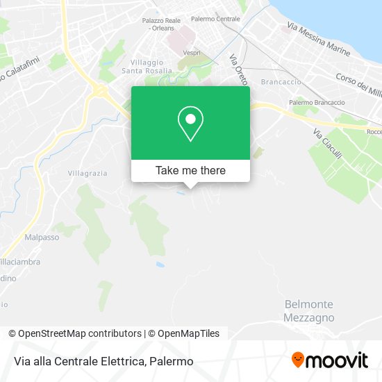 Via alla Centrale Elettrica map