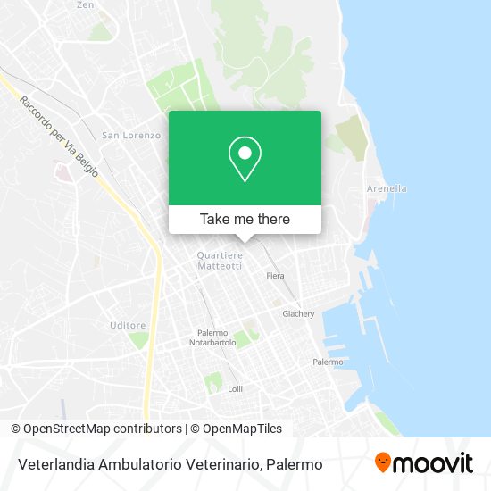 Veterlandia Ambulatorio Veterinario map