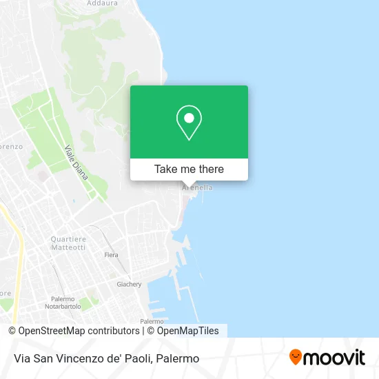 Saint Vincent de' Paoli Street map