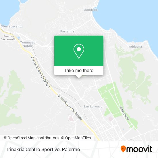 Trinakria Centro Sportivo map