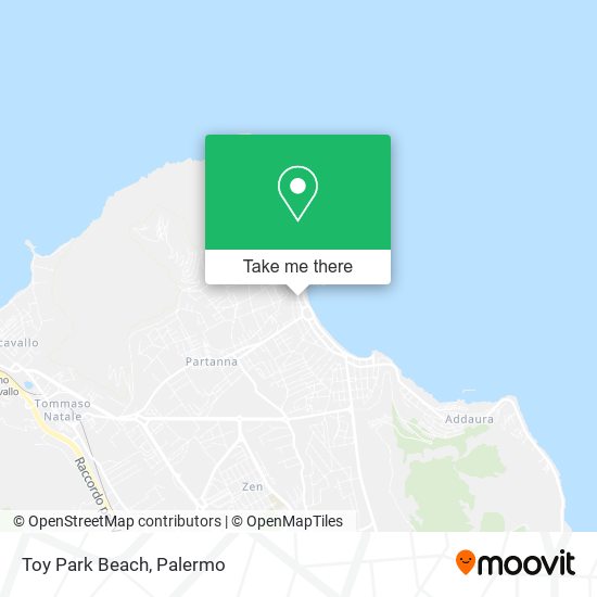 Toy Park Beach map