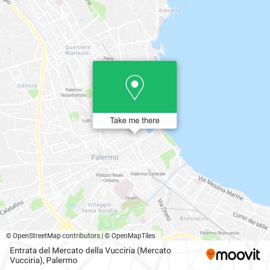 Entrata del Mercato della Vucciria (Mercato Vucciria) map