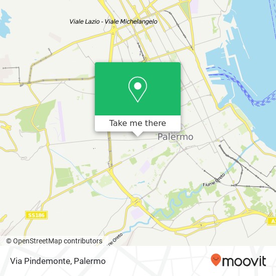 Via Pindemonte map