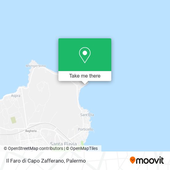 Il Faro di Capo Zafferano map