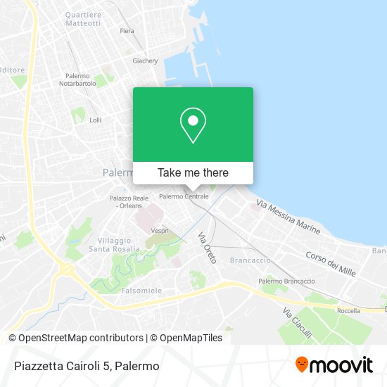 Piazzetta Cairoli 5 map