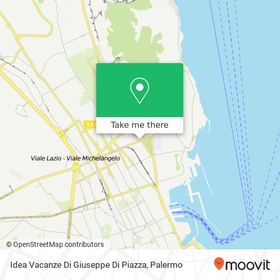 Idea Vacanze Di Giuseppe Di Piazza map