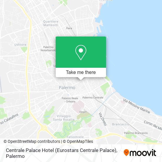 Centrale Palace Hotel (Eurostars Centrale Palace) map