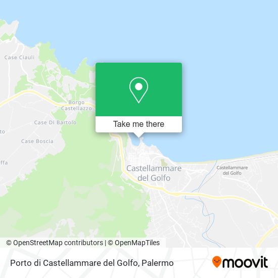 Porto di Castellammare del Golfo map