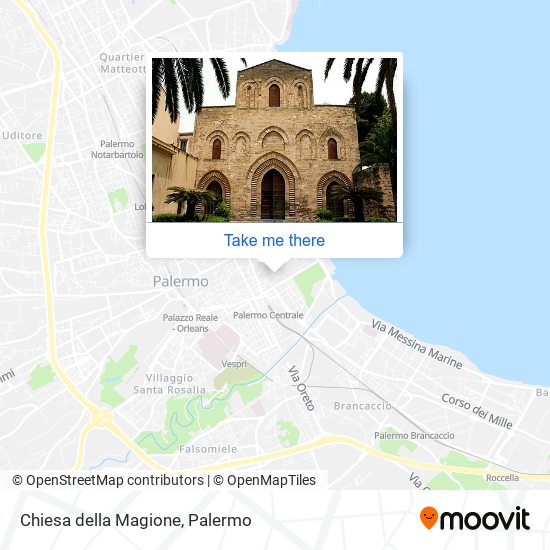 Chiesa della Magione map