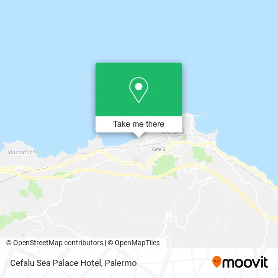 Cefalu Sea Palace Hotel map