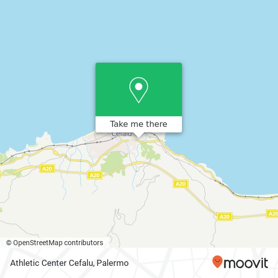 Athletic Center Cefalu map