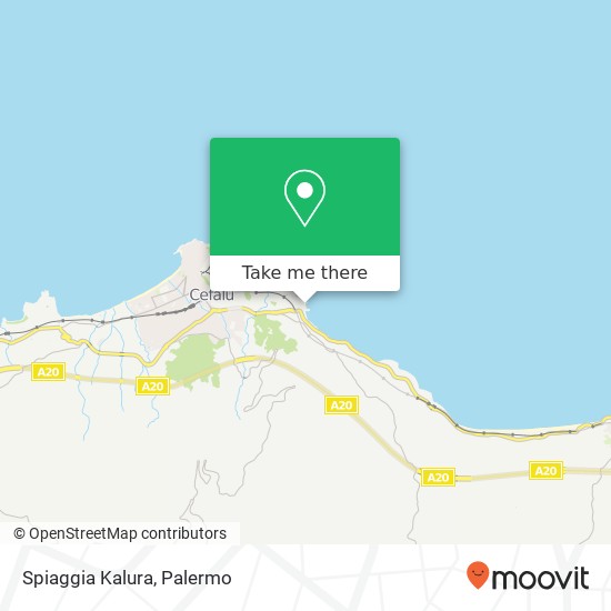 Spiaggia Kalura map