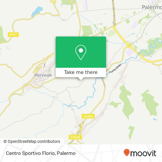 Centro Sportivo Florio map