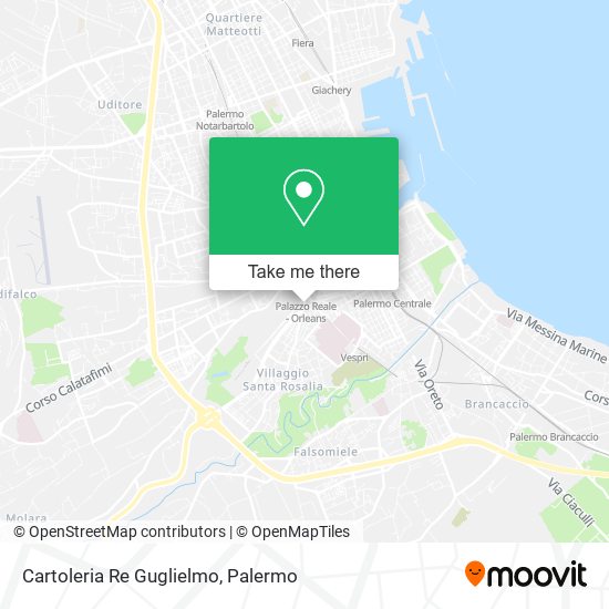 Cartoleria Re Guglielmo map