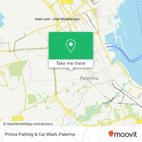 Prince Parking & Car Wash map