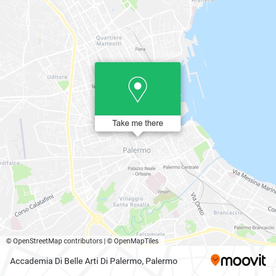 Accademia Di Belle Arti Di Palermo map