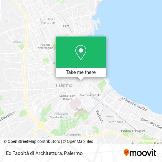 Ex Facoltà di Architettura map