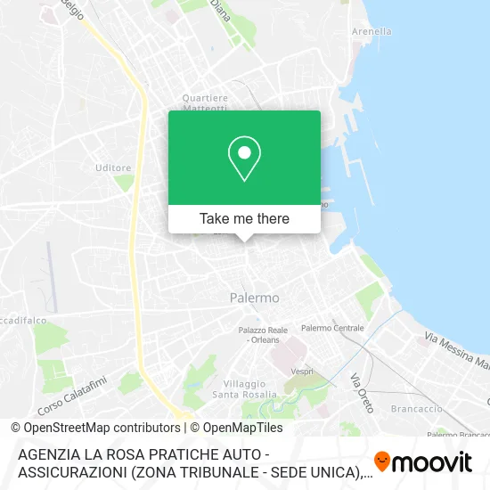 La Rosa Agency for Car Practices and Insurance (Tribunal Zone - Unique Location) map