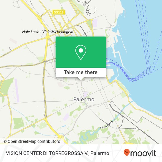VISION CENTER DI TORREGROSSA V. map