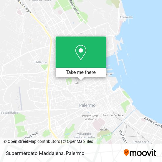 Supermercato Maddalena map