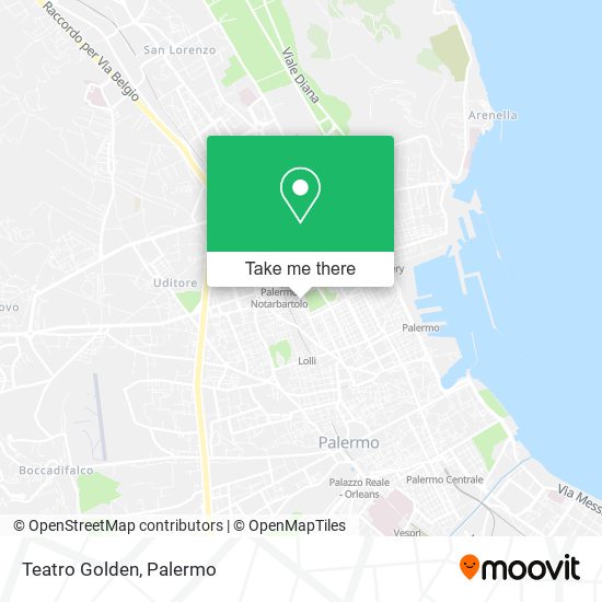 Teatro Golden map