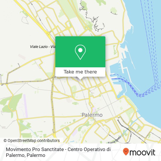 Movimento Pro Sanctitate - Centro Operativo di Palermo map