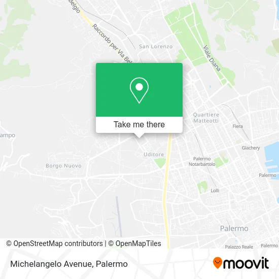 Michelangelo Avenue map