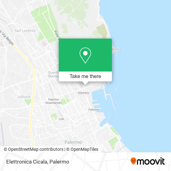 Cicala Electronics map