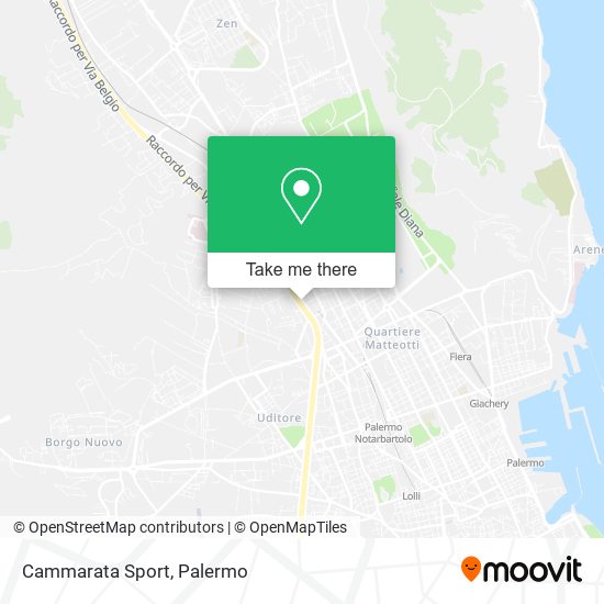 Cammarata Sport map