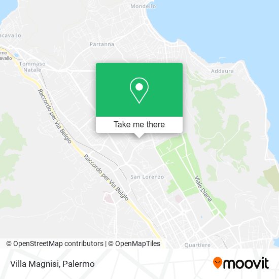 Villa Magnisi map