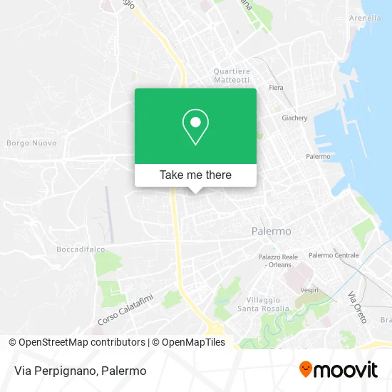 Via Perpignano map